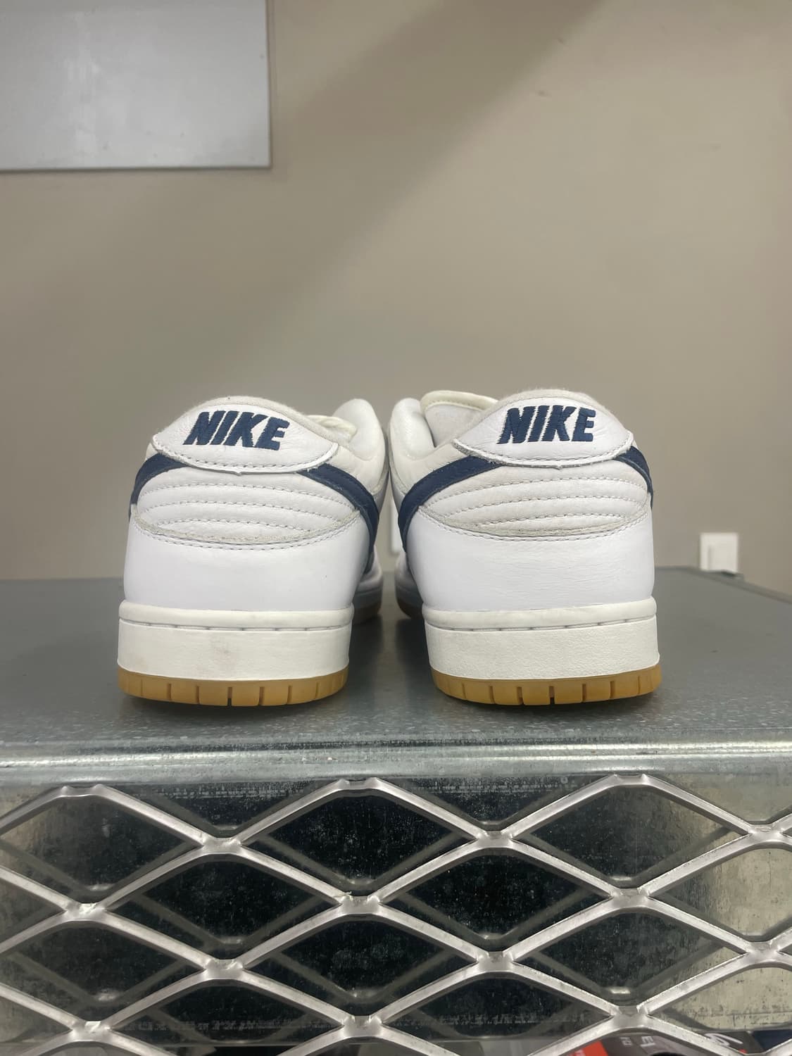 나이키 SB 덩크 로우 프로 ISO 오렌지 라벨 화이트 네이비 290 상품이미지3