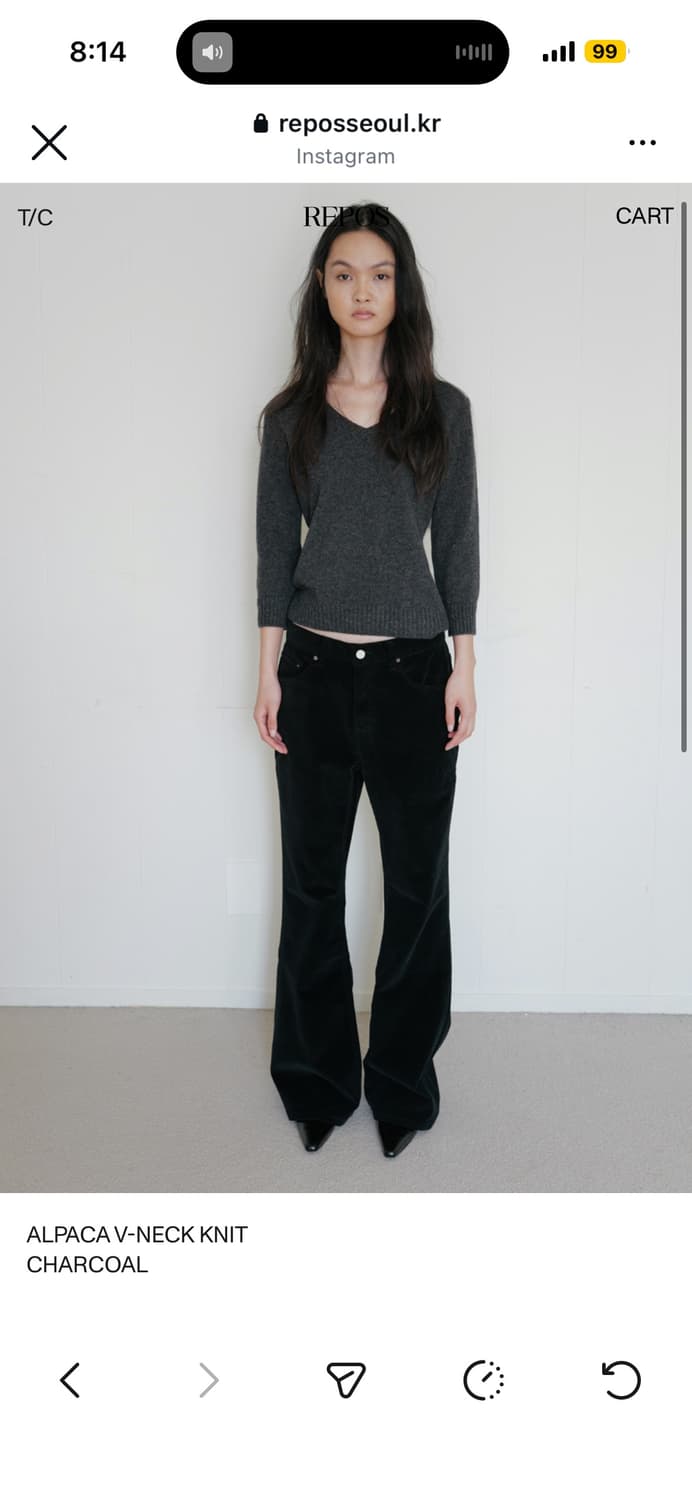 Repos 브이넥니트  상품이미지2