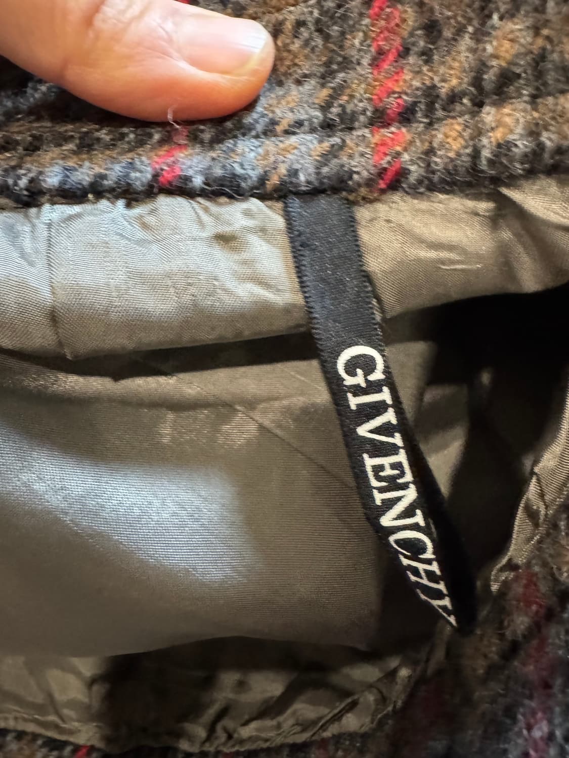 빈티지 지방시 울 스커트 상품이미지6