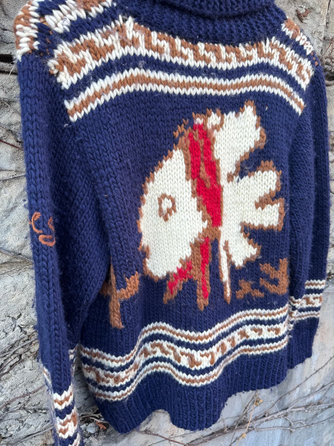 Gotcha japan 일본 빈티지 코위찬 스웨터 자켓 상품이미지8