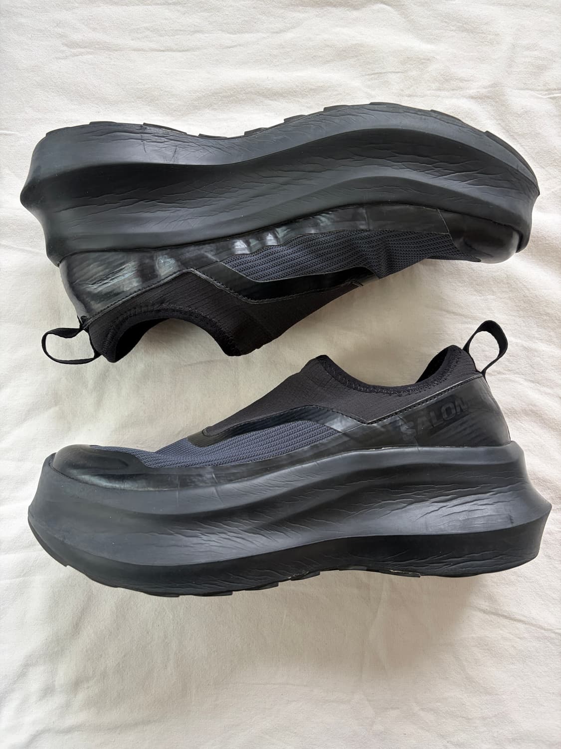 살로몬 x 꼼데가르송 슬립온 플랫폼 블랙  CDG x SALOMON 상품이미지2