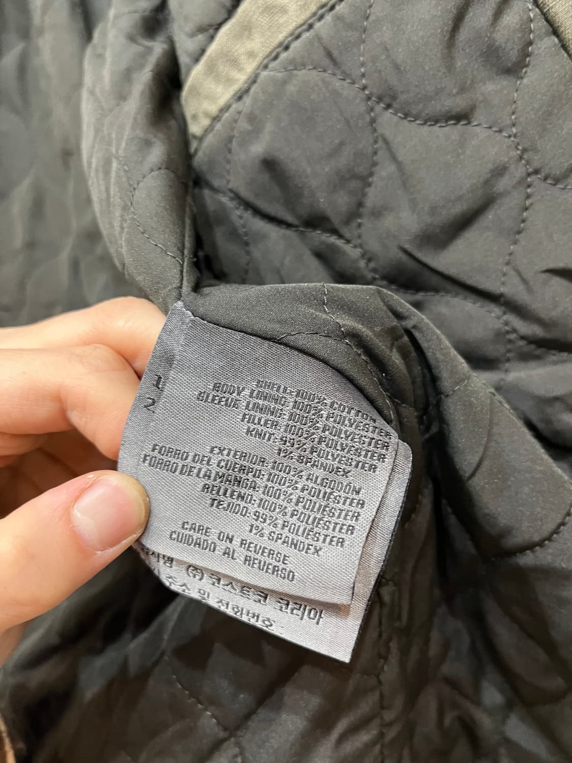 리바이스 이너퀼팅 워시드 필드자켓 S 상품이미지4