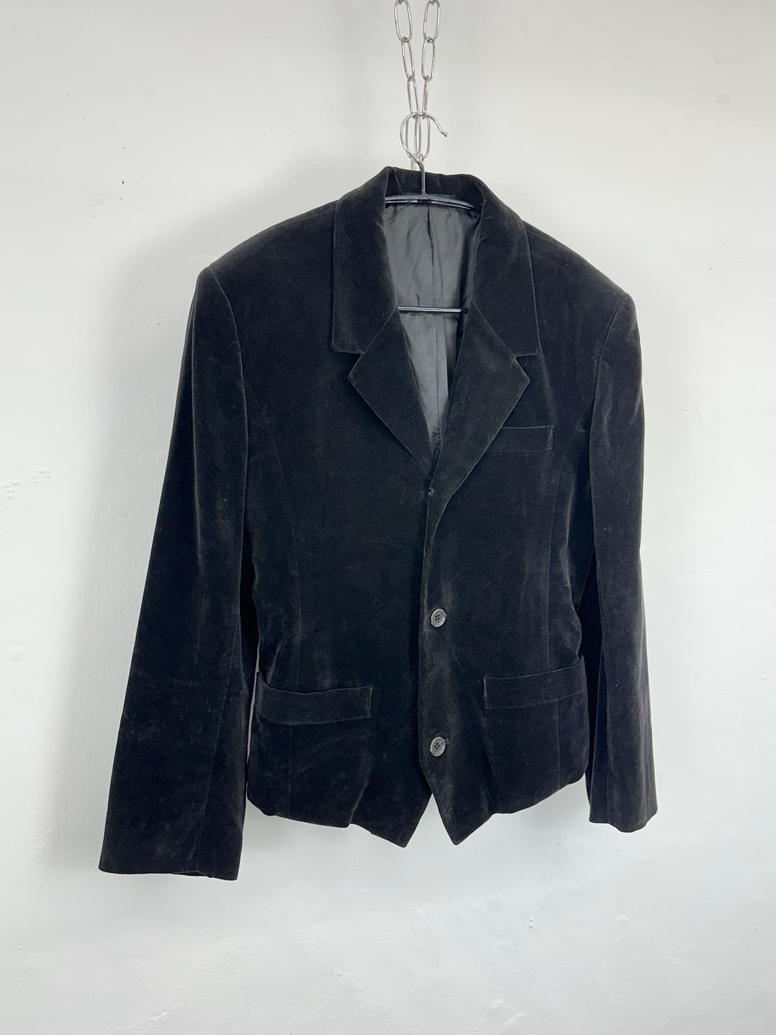 Y’s bis Cropped Velvet Jacket 상품이미지2