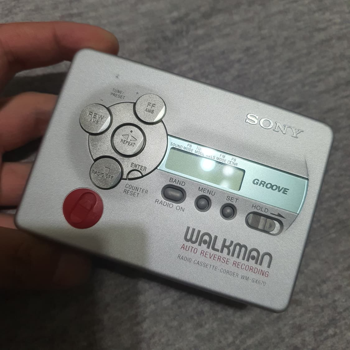 소니 워크맨 WM-GX670 카세트 부품용 상품이미지2