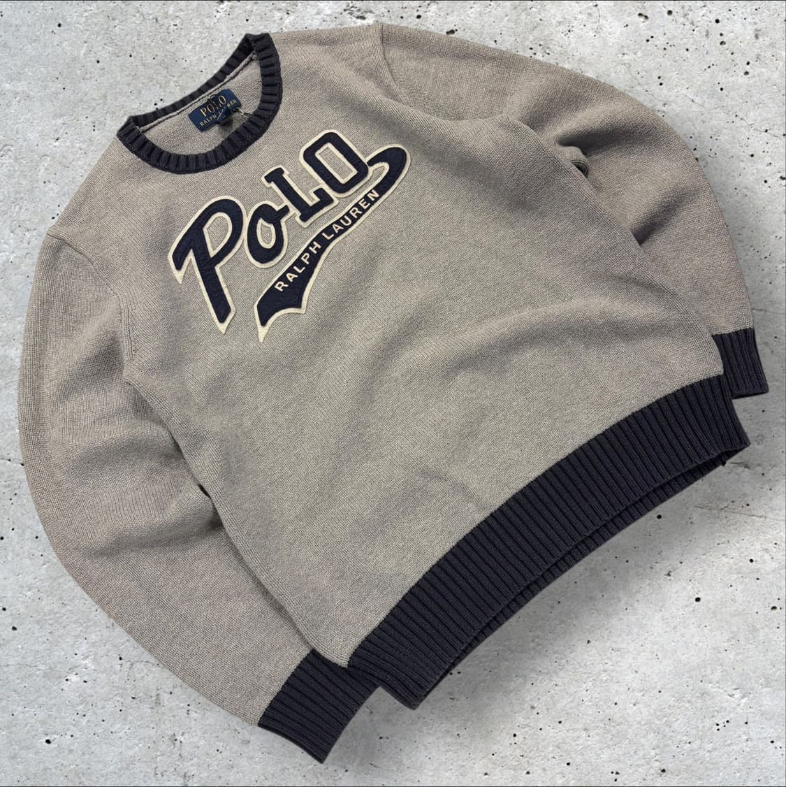 [L] 폴로 랄프로렌 로고 니트 스웨터 C14 상품이미지1