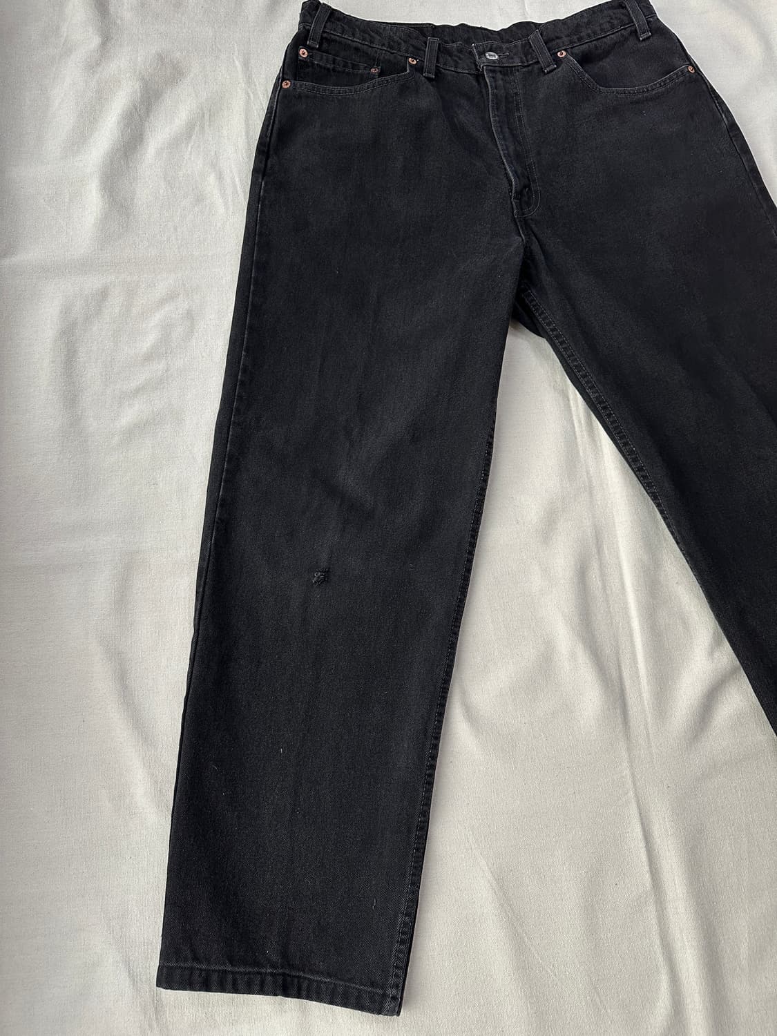 리바이스 550 흑청 데님 팬츠 38 made in Canada 상품이미지2