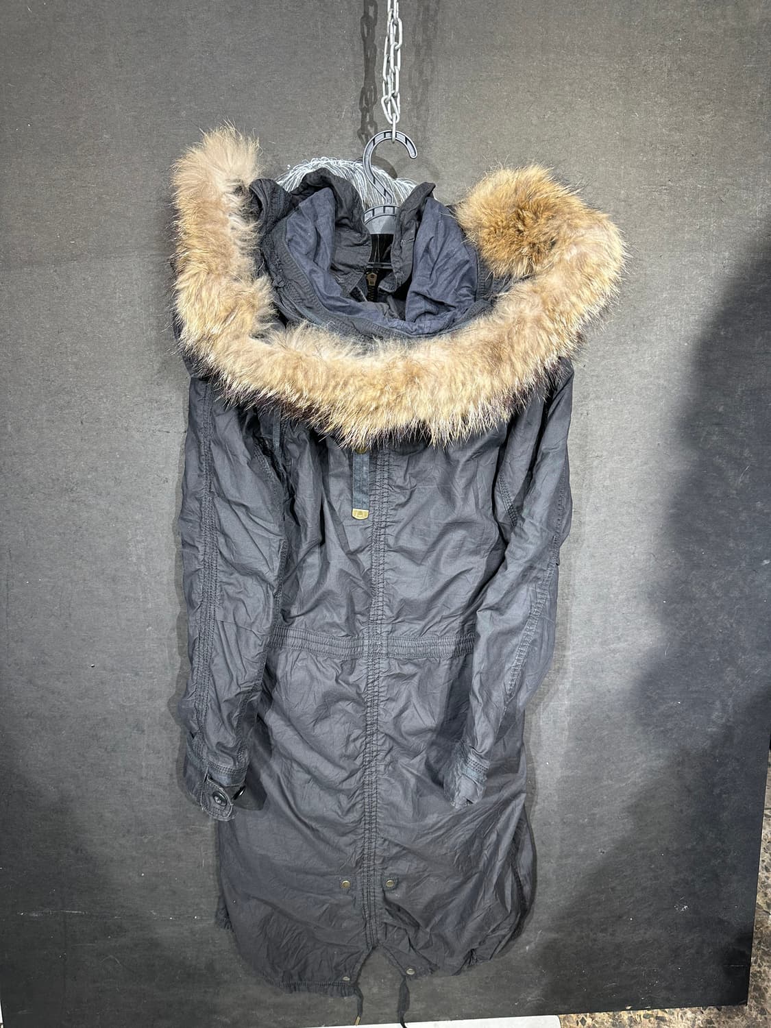 G.O.A 고아 가먼츠 피쉬테일 파카 개파카 빅후드 퍼 야상 자켓 L 상품이미지9