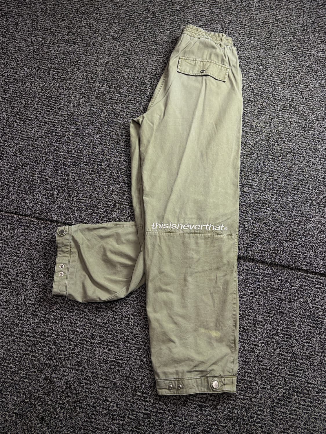 디스이즈네버댓 멀티 포켓 퍼티그 카고 팬츠 올리브 2144 상품이미지1