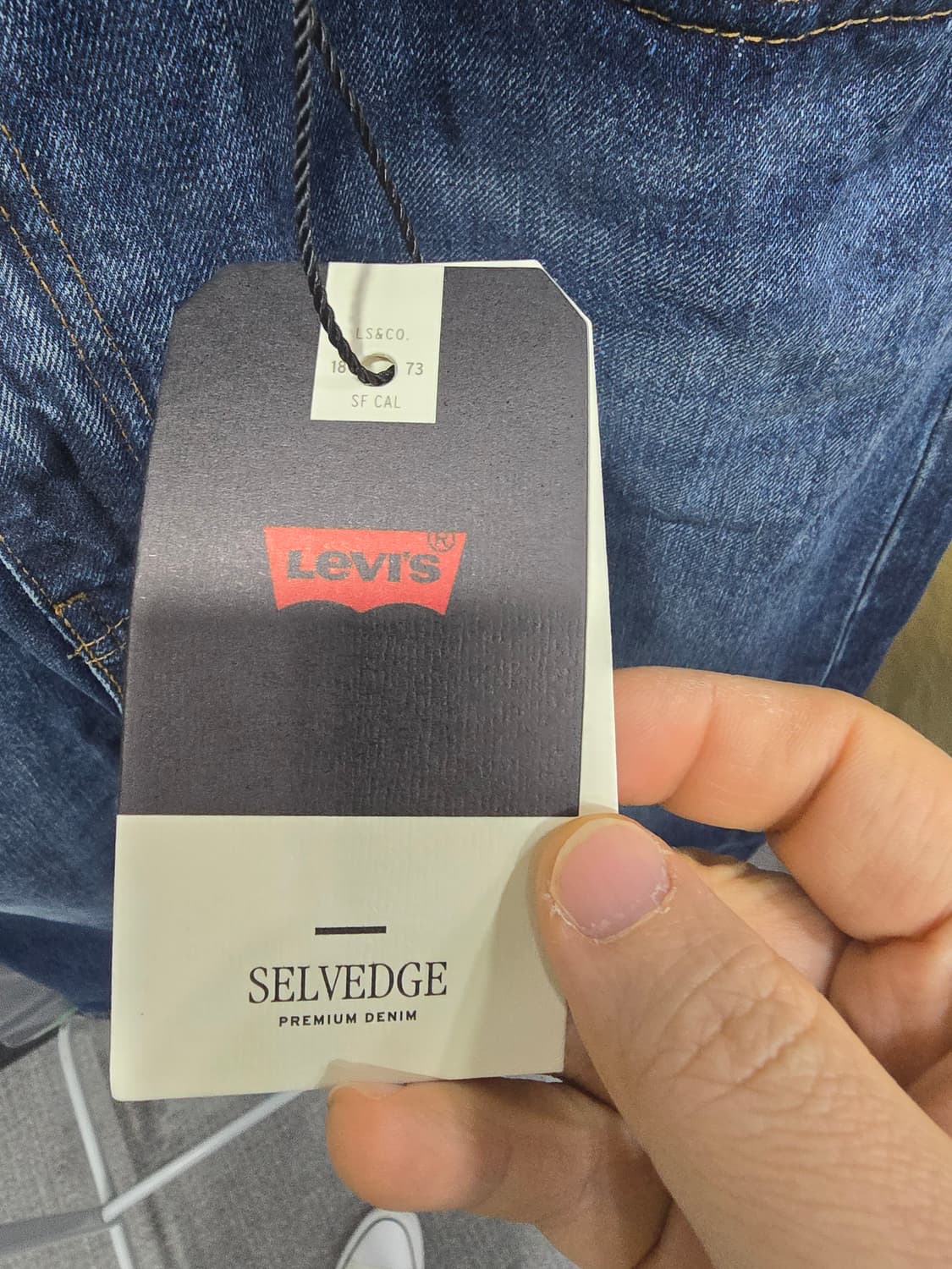 36x29 리바이스 505 프리미엄 셀비지 새상품 상품이미지3