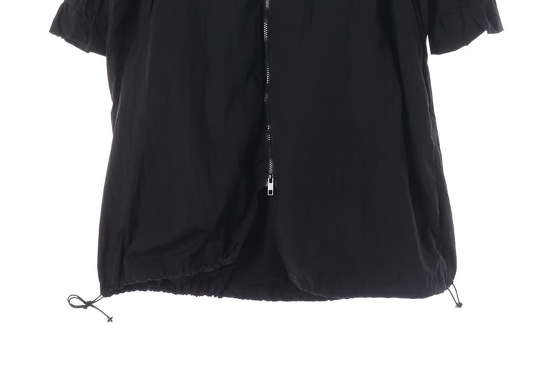 ZARA 블랙 오버핏 후드 롱 야상 S-M 상품이미지5