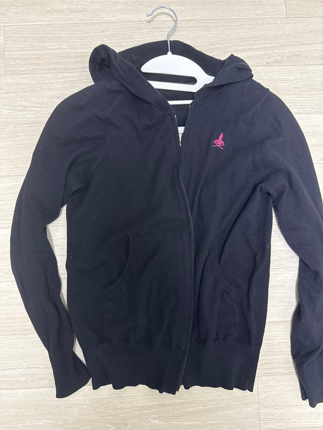 히스테릭글래머 니트 후드집업 상품이미지1