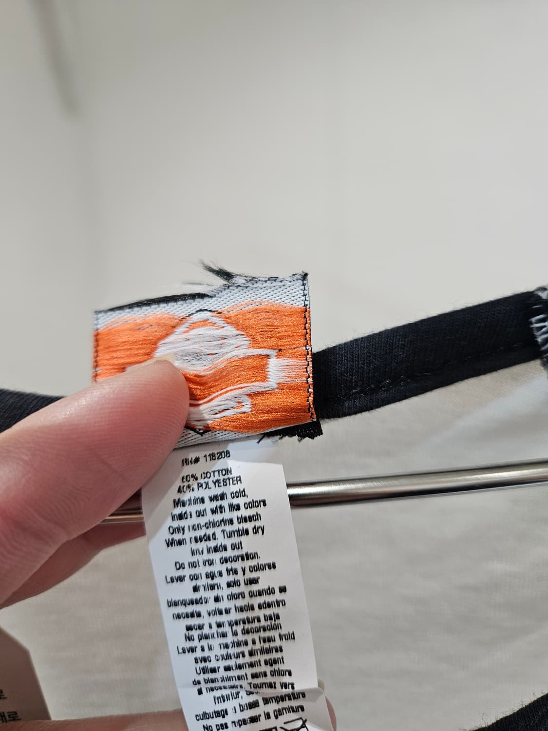 할리데이비슨 모터사이클 배색 7부 티셔츠 상품이미지6