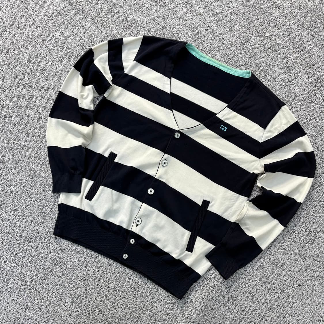 100 커터앤벅 골프 스트라이프 가디건 0319J 상품이미지1