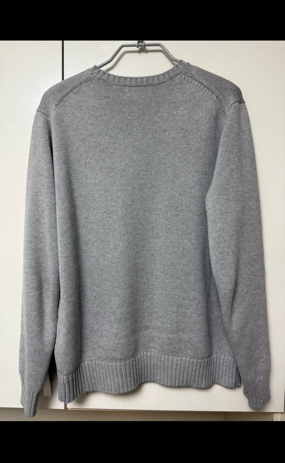 폴로 랄프로렌 코튼 니트 그레이 M(100~105) 상품이미지2