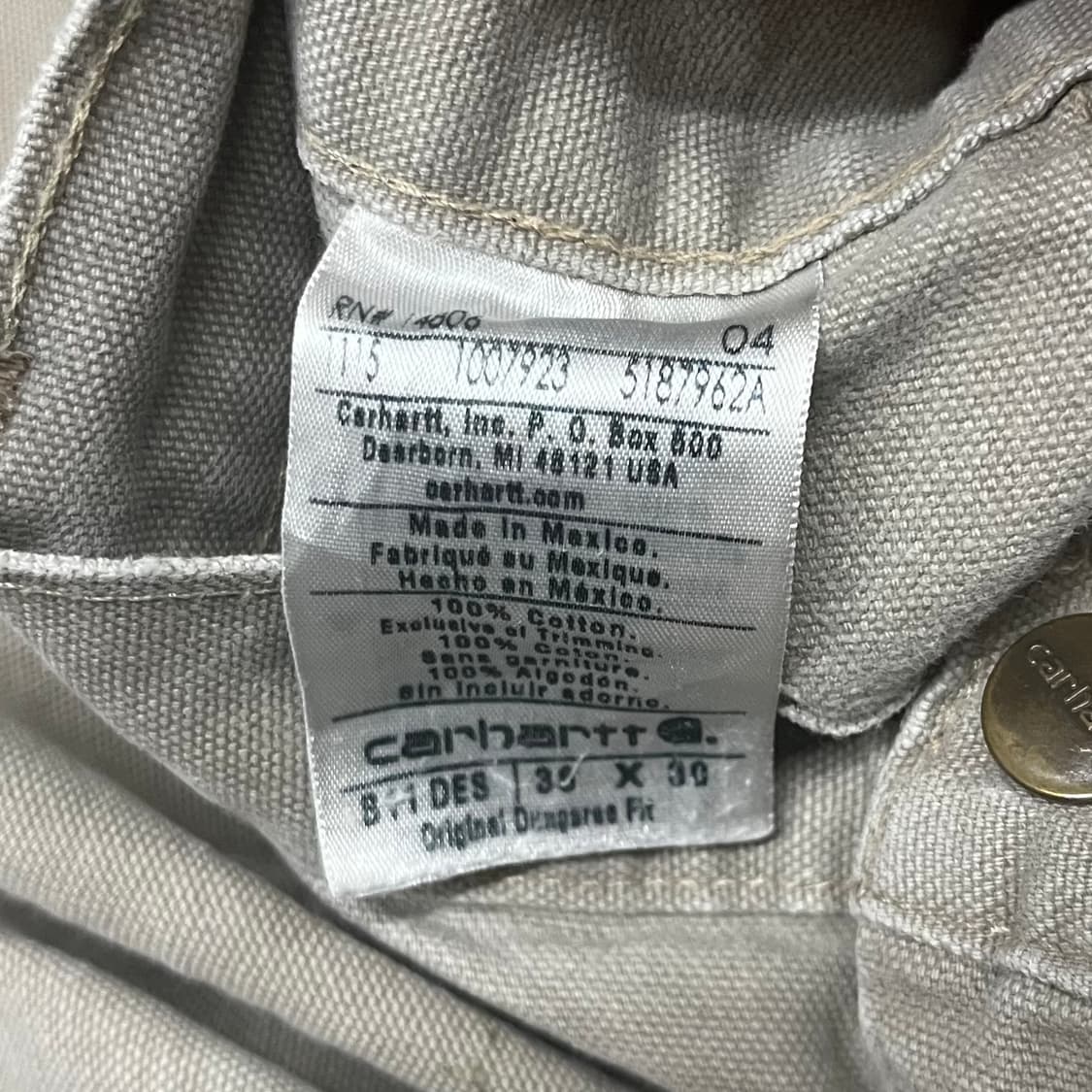 Carhartt B11 카펜터 팬츠 (35“) 상품이미지5