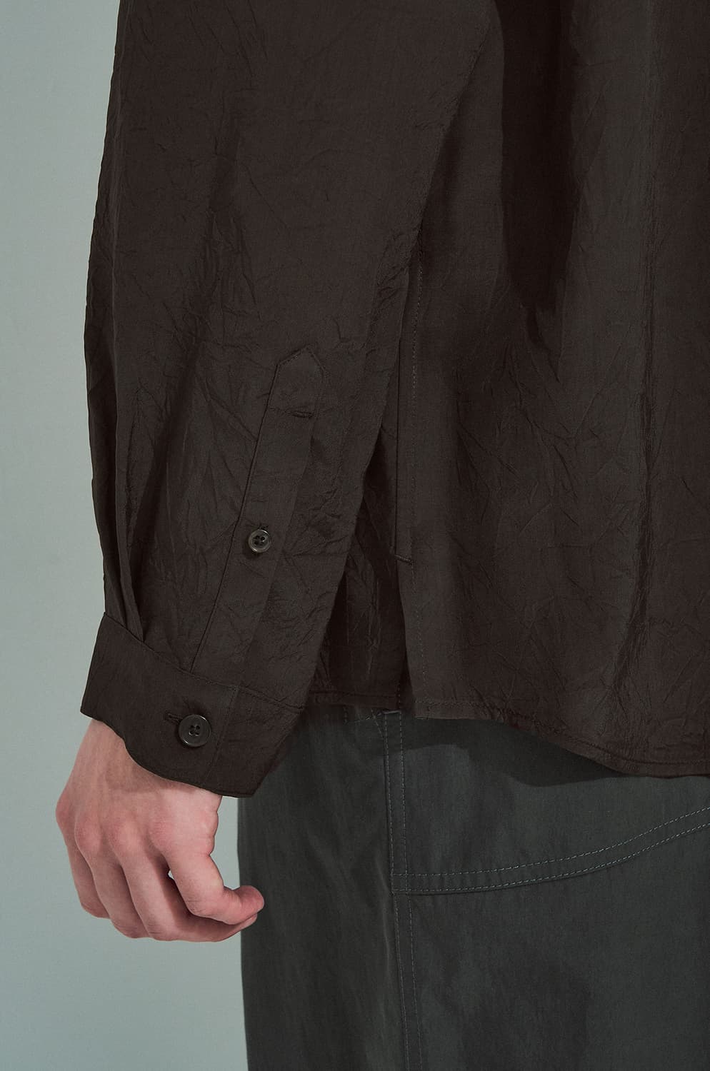 105/ 타임옴므 24SS 크링클 백 인버티드 셔츠 상품이미지3