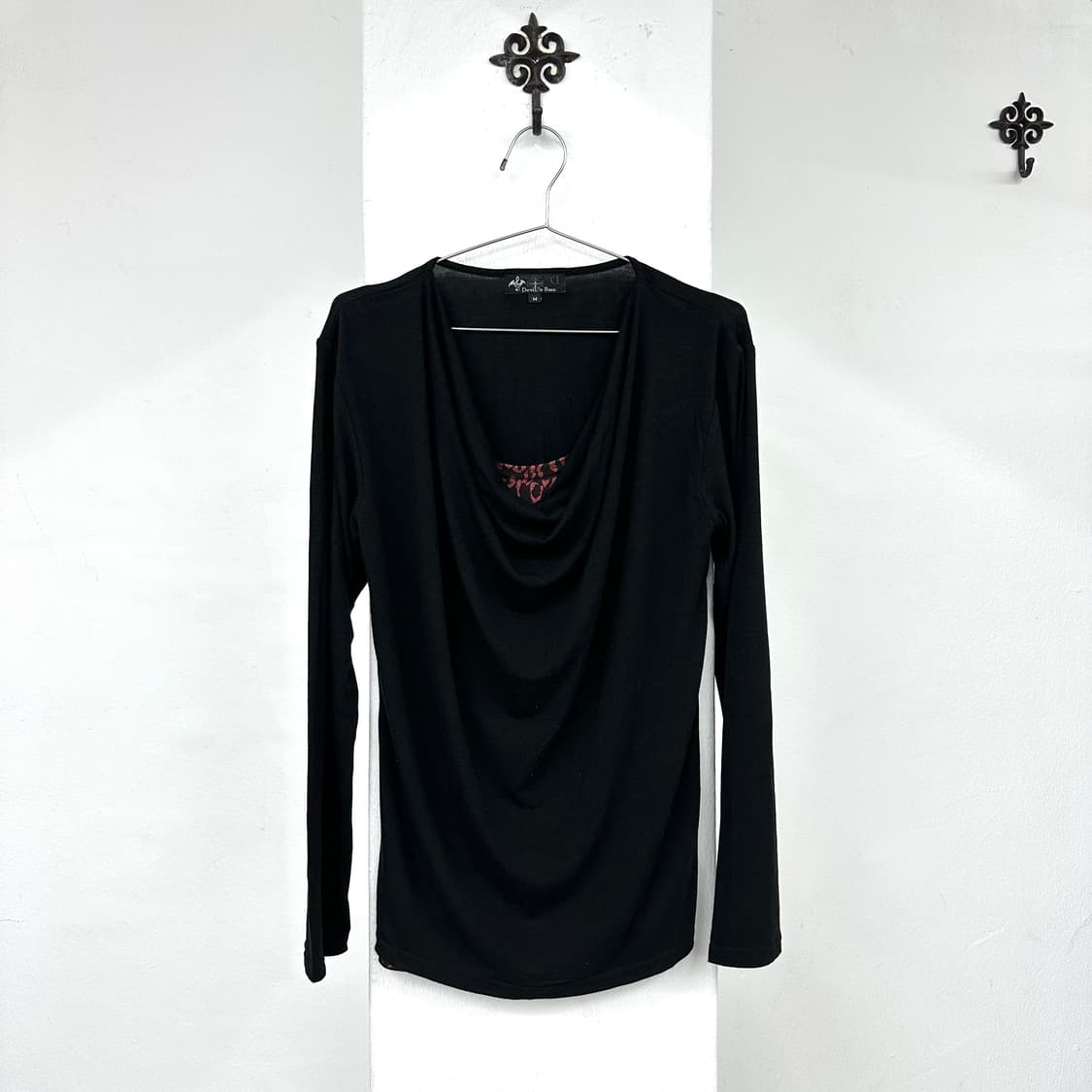 Devil in bass leopard drape sleeve 상품이미지3