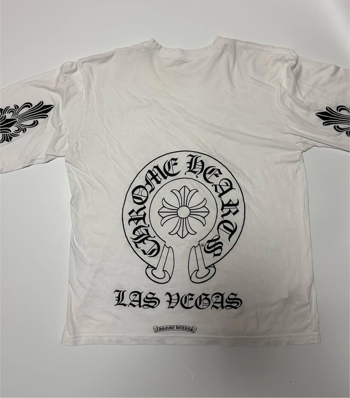 크롬하츠 홀스슈 롱슬리브 화이트 라스베거스 상품이미지2