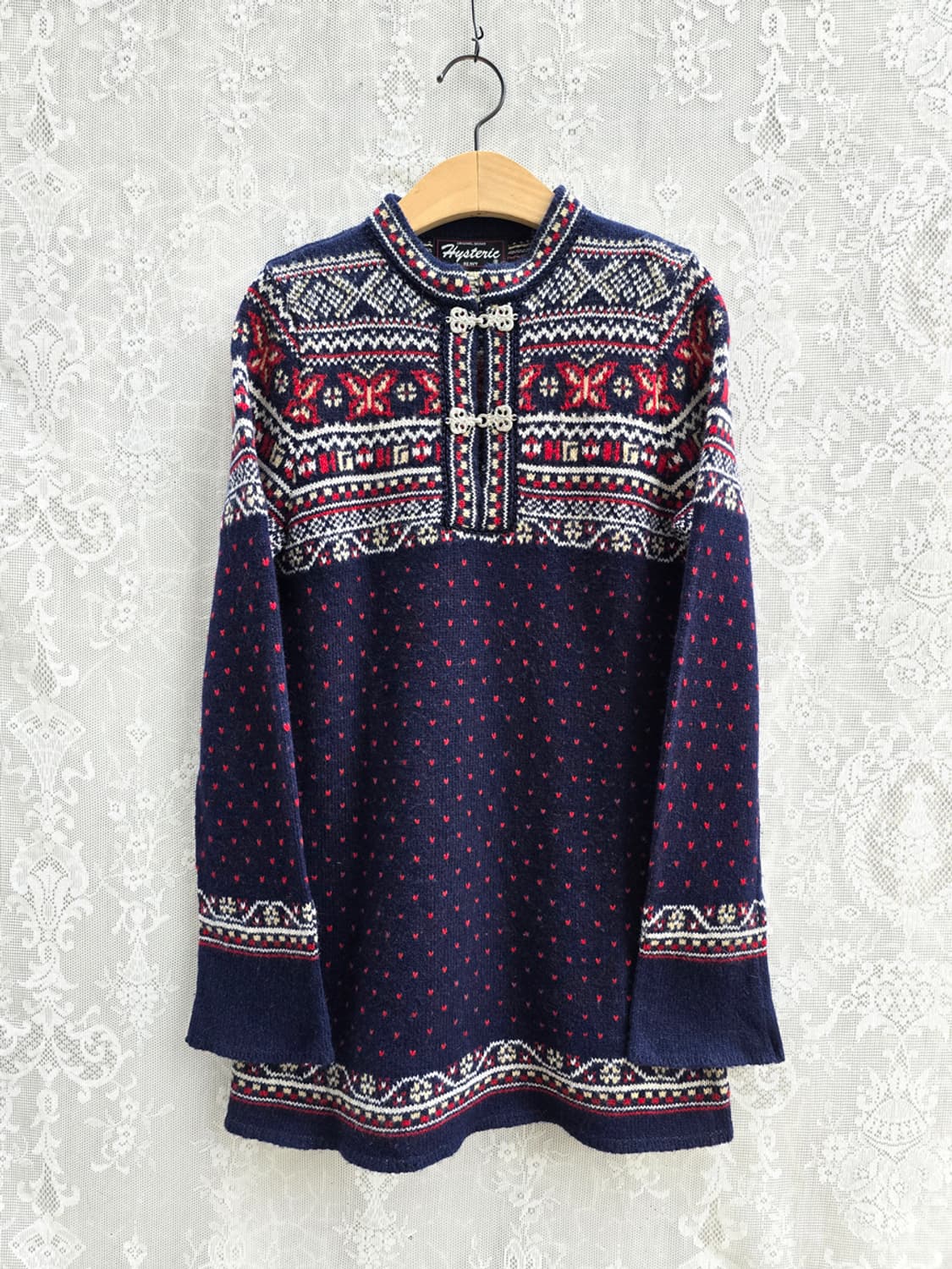 히스테릭 글래머 노르딕 니트 (made in japan) 상품이미지1