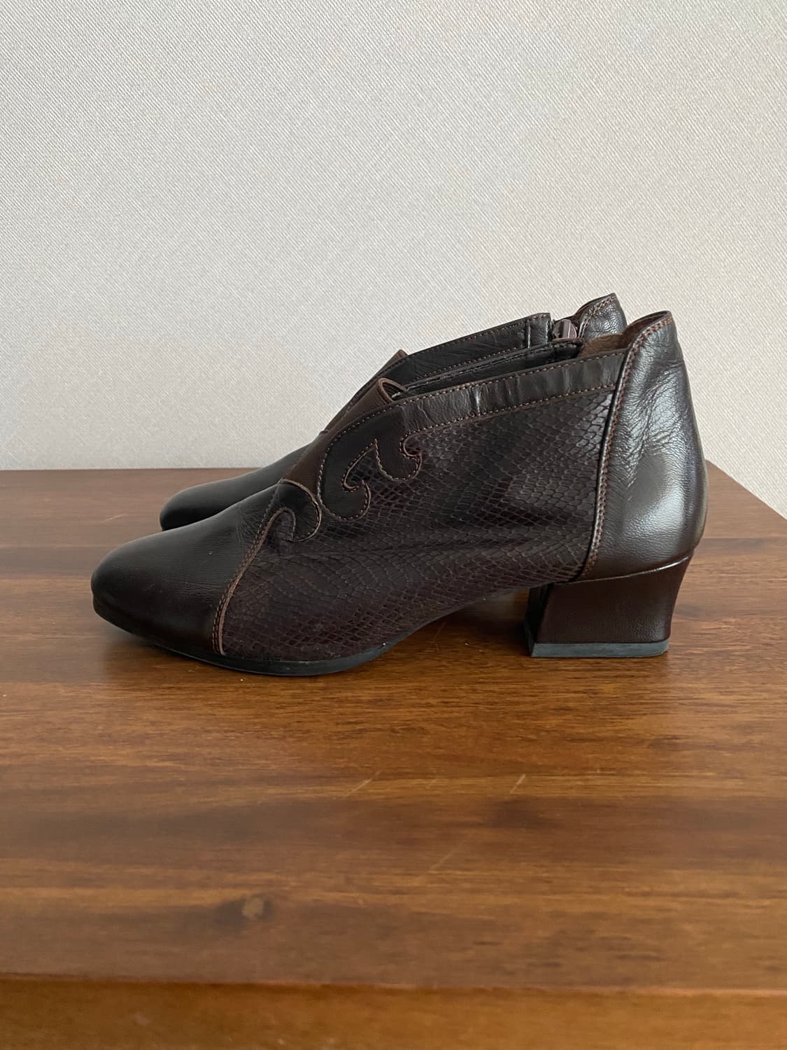 클라우드 천연 가죽 웨스턴스타일 부띠(235) 상품이미지4