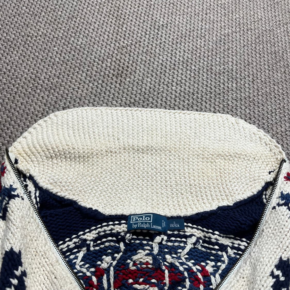 폴로 랄프로렌 코위찬 니트 집업 S 상품이미지6