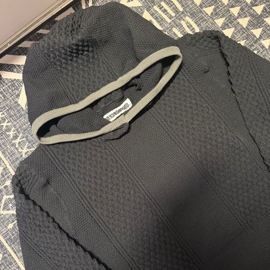 네이버후드 니트 후드티 상품이미지2