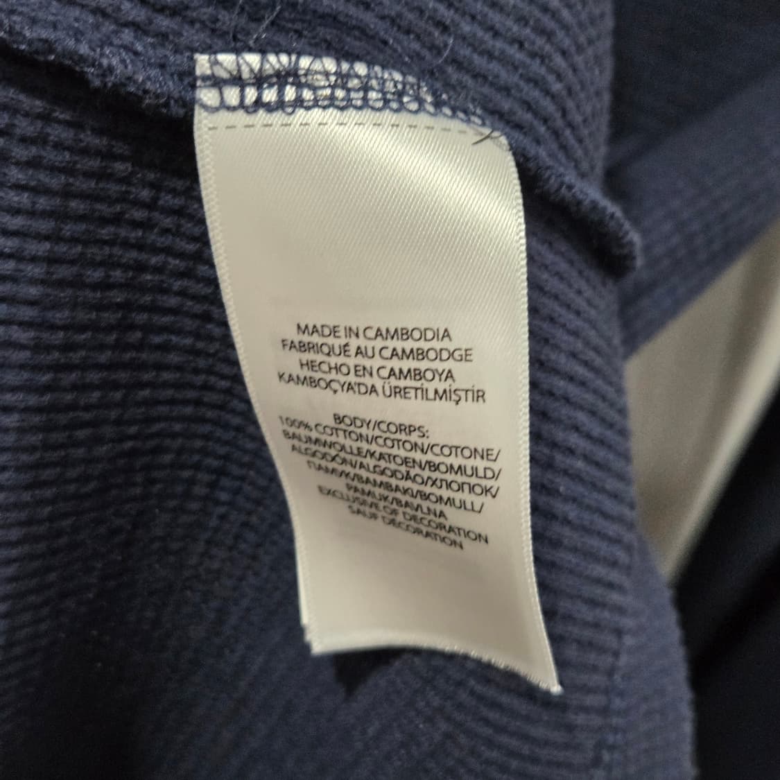 폴로랄프로렌 우먼 와플 롱슬리브 L  상품이미지4