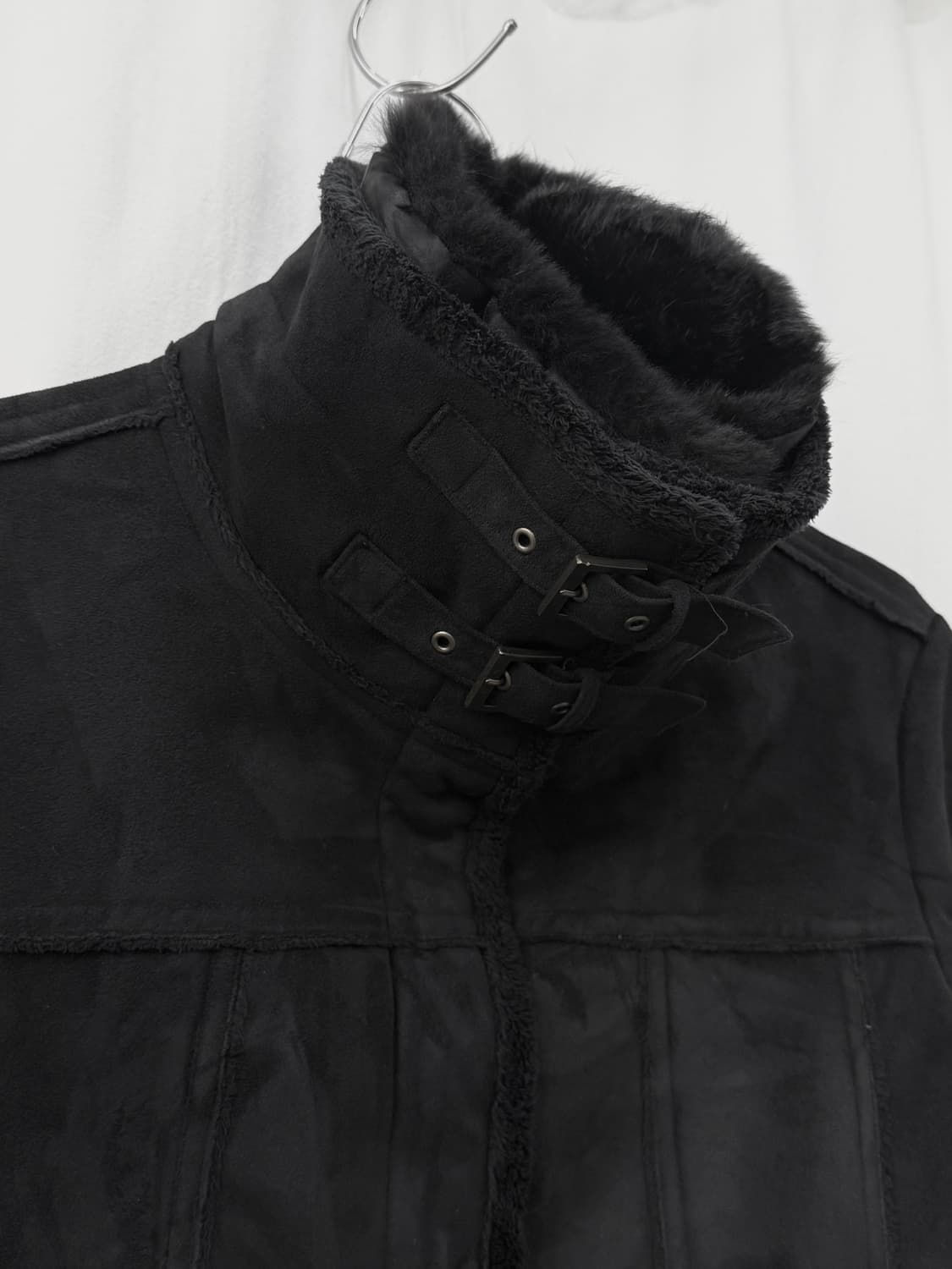 advance 스웨이드 버클 무스탕 상품이미지2