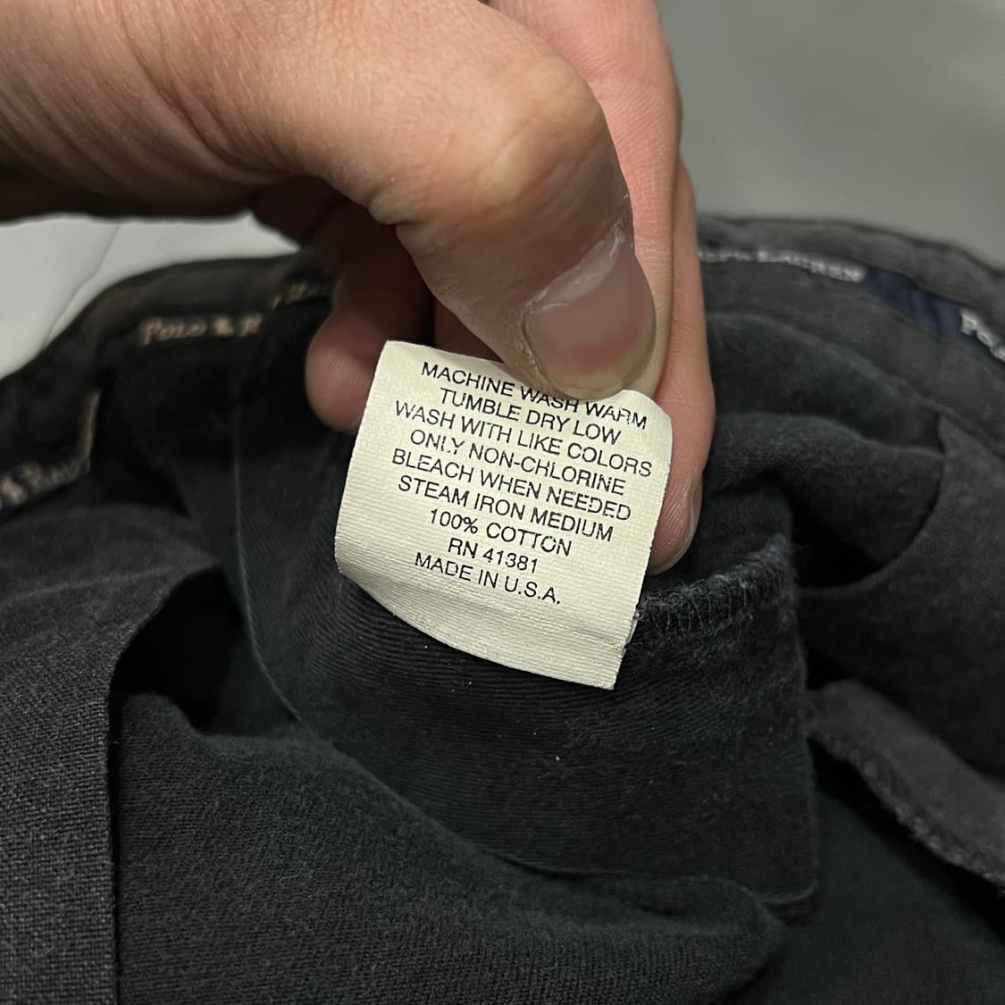  폴로랄프로렌 블랙 투턱 치노팬츠 y15460 상품이미지7