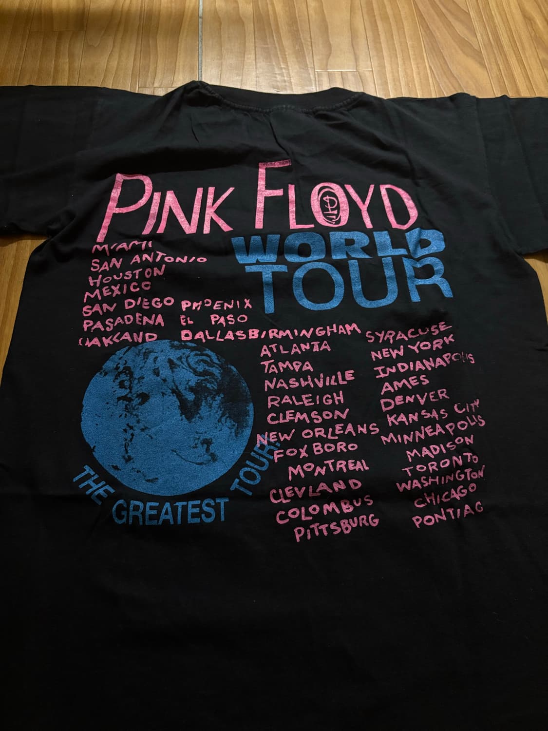1994 pink floyd world tour vtg t shirt 상품이미지2