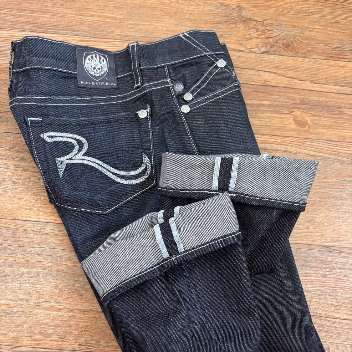 RR 락앤리퍼블릭 24 슬림 일자 청바지 스판 데님 미국 수입  상품이미지3