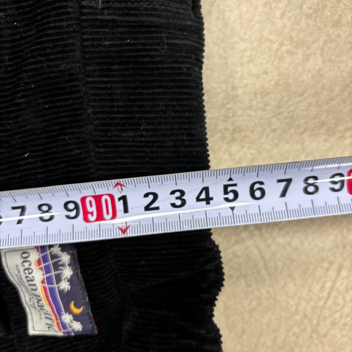 오션퍼시픽 코듀로이 블랙 팬츠 상품이미지4