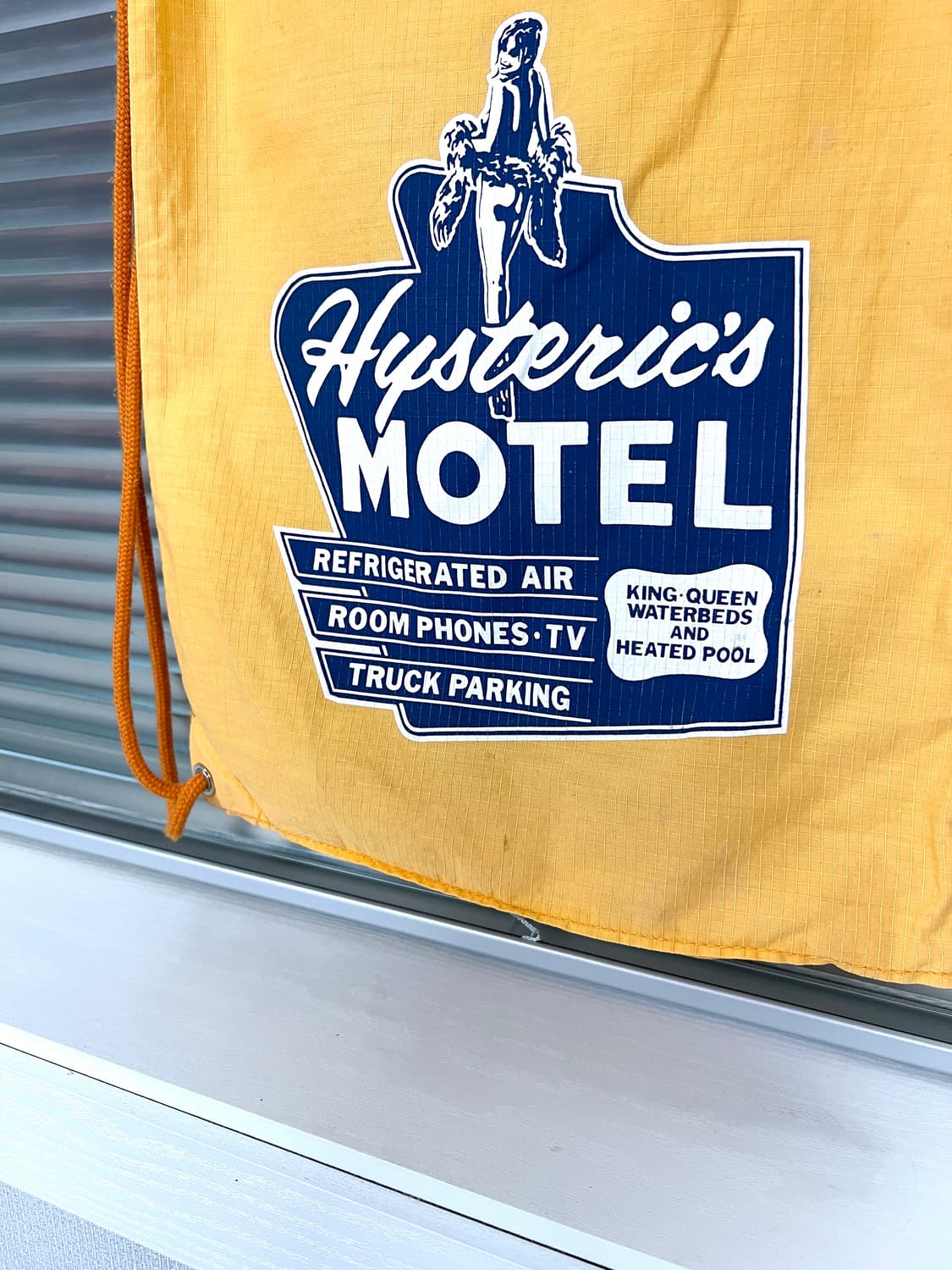 HYSTERIC GLAMOUR-DRAWSTRING BAG (Yellow) 상품이미지5