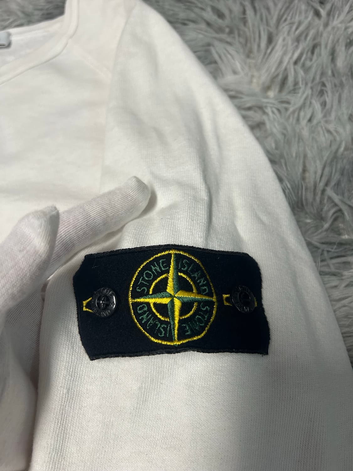 [M size] 스톤아일랜드 맨투맨 화이트 상품이미지2