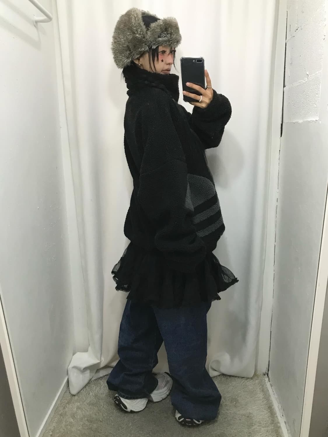 Adidas Big Trefoil Sherpa Jacket 상품이미지3