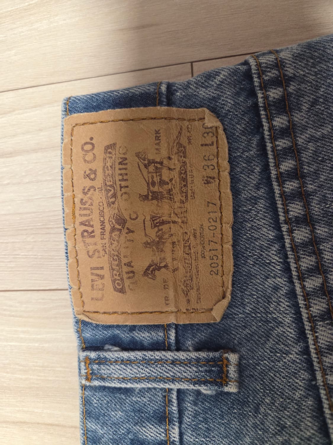 70's 리바이스 517 오렌지탭 플레어진 Made in USA 상품이미지4