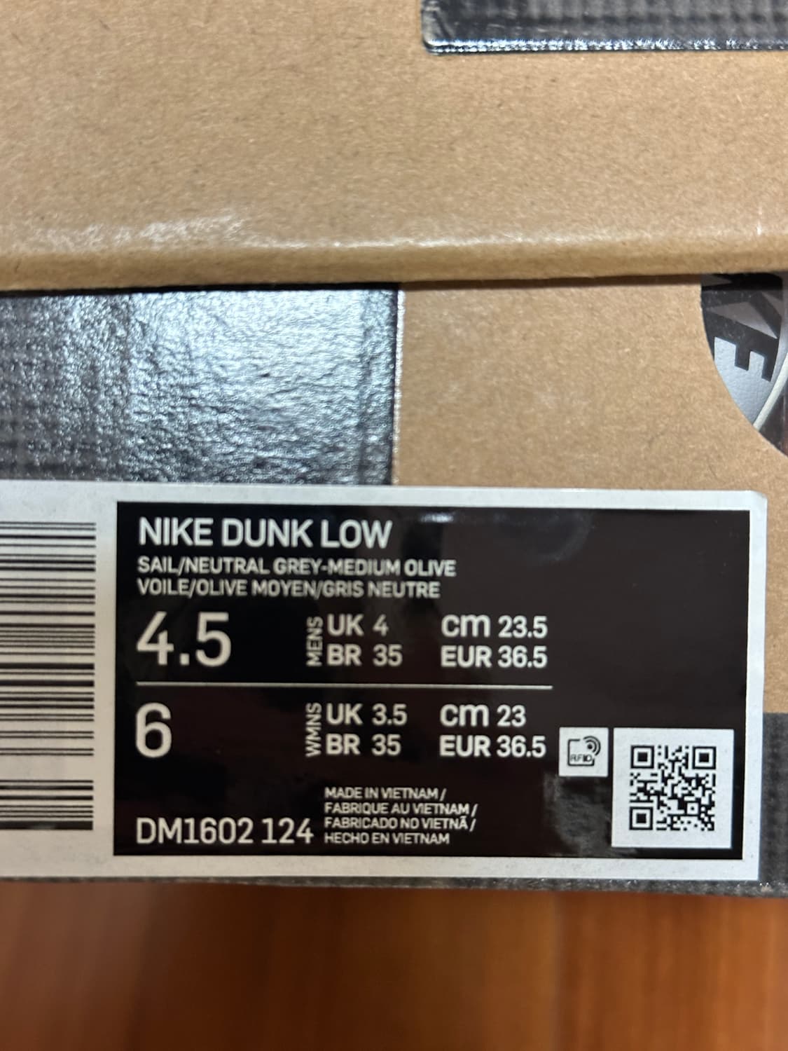 오프화이트 덩크 Lot22 - 230mm 상품이미지6