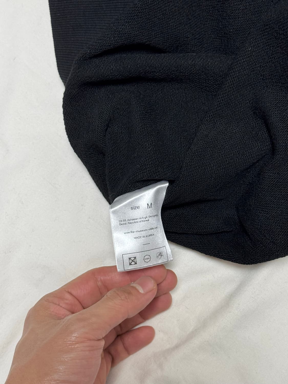 더뮤지엄비지터 / 하트 스프레이 프린티드 후드 / M 상품이미지3