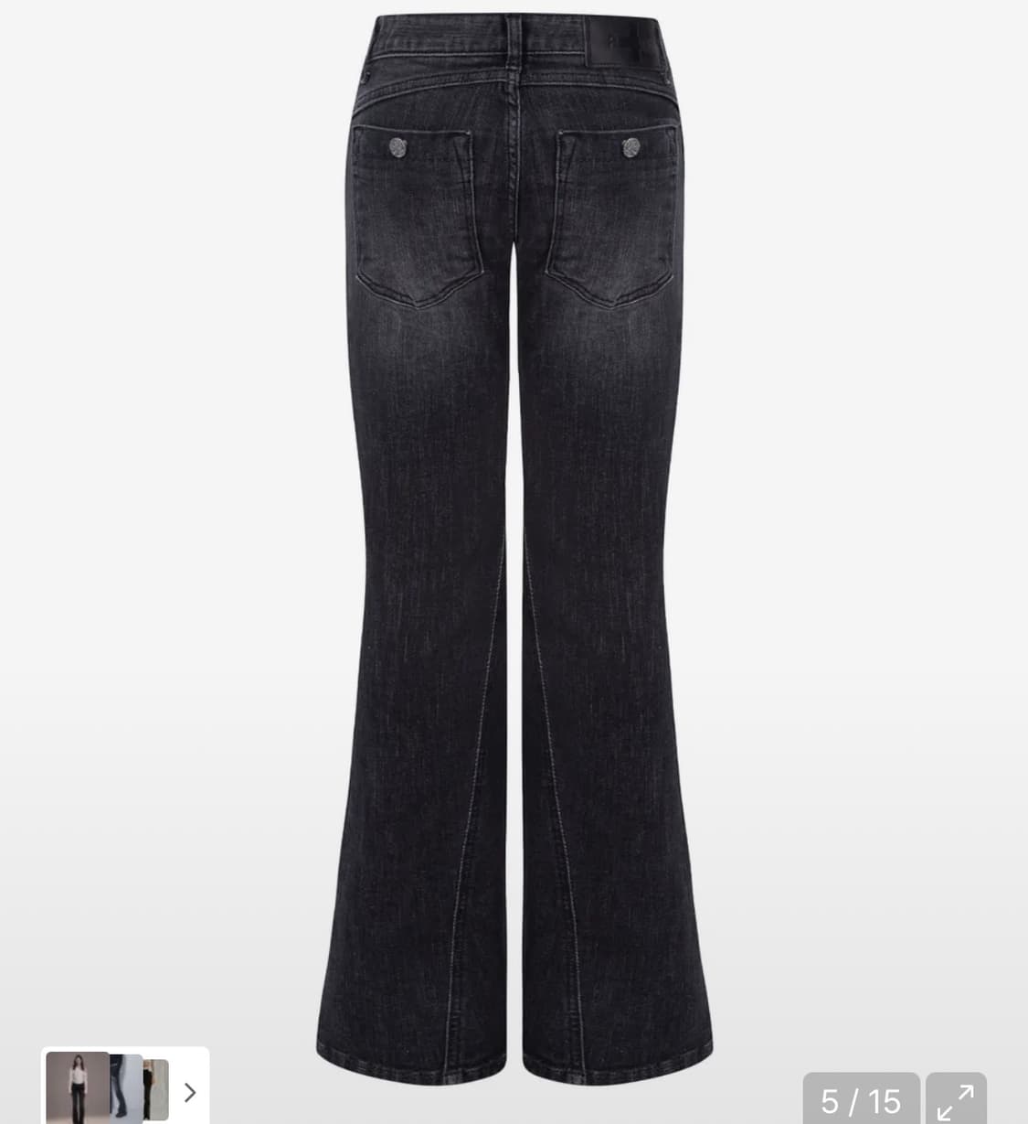 플노팔 25Vintage Washing Boots-Cut Denim 상품이미지2