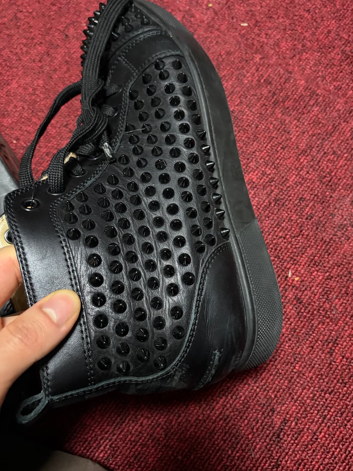 루부탱 스터드 하이탑 상품이미지5