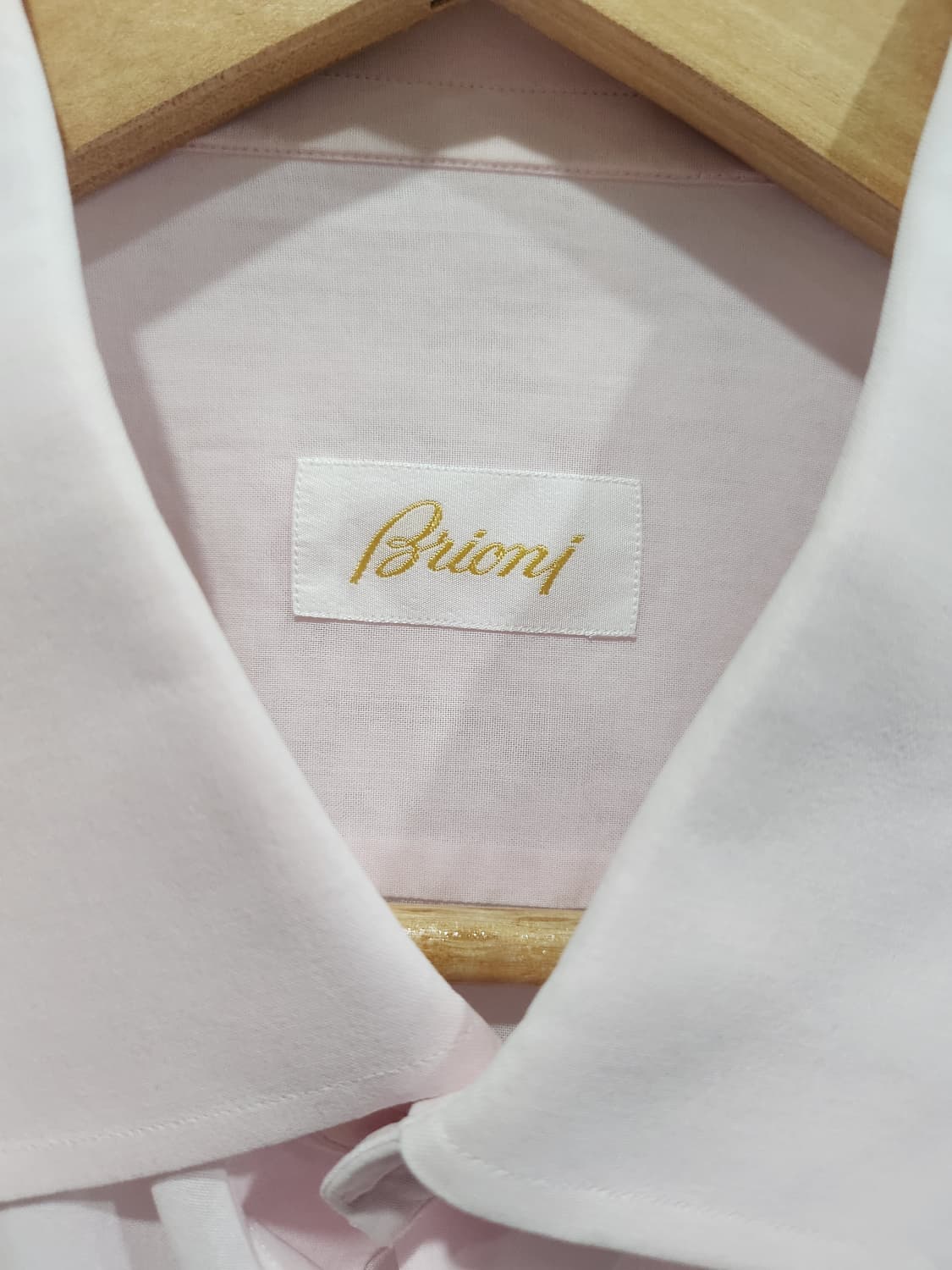 브리오니 Brioni 핑크 셔츠 43/17 이태리 정품 상품이미지5