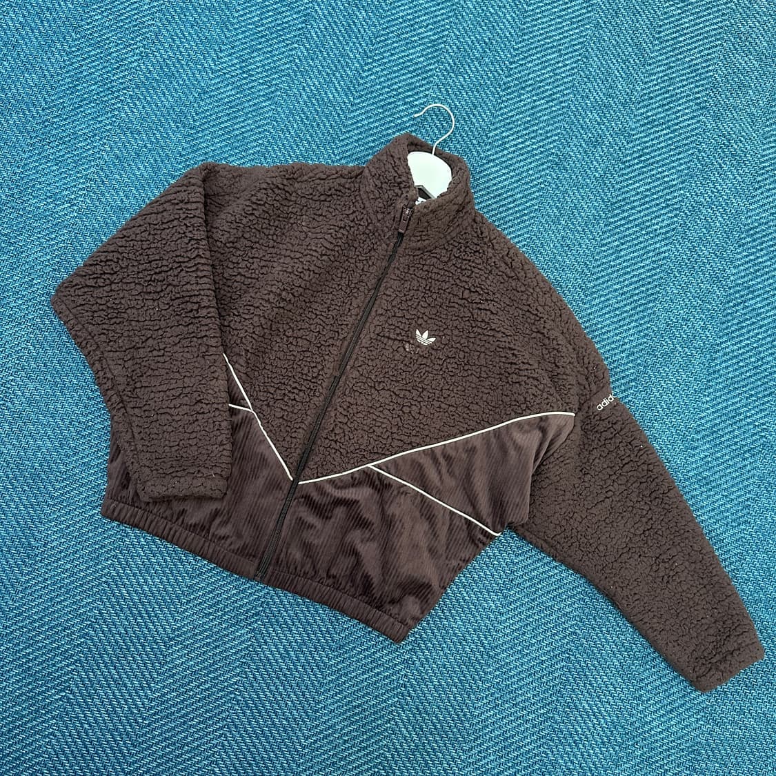 [여성M] 아디다스 코듀로이 플리스 자켓 상품이미지1