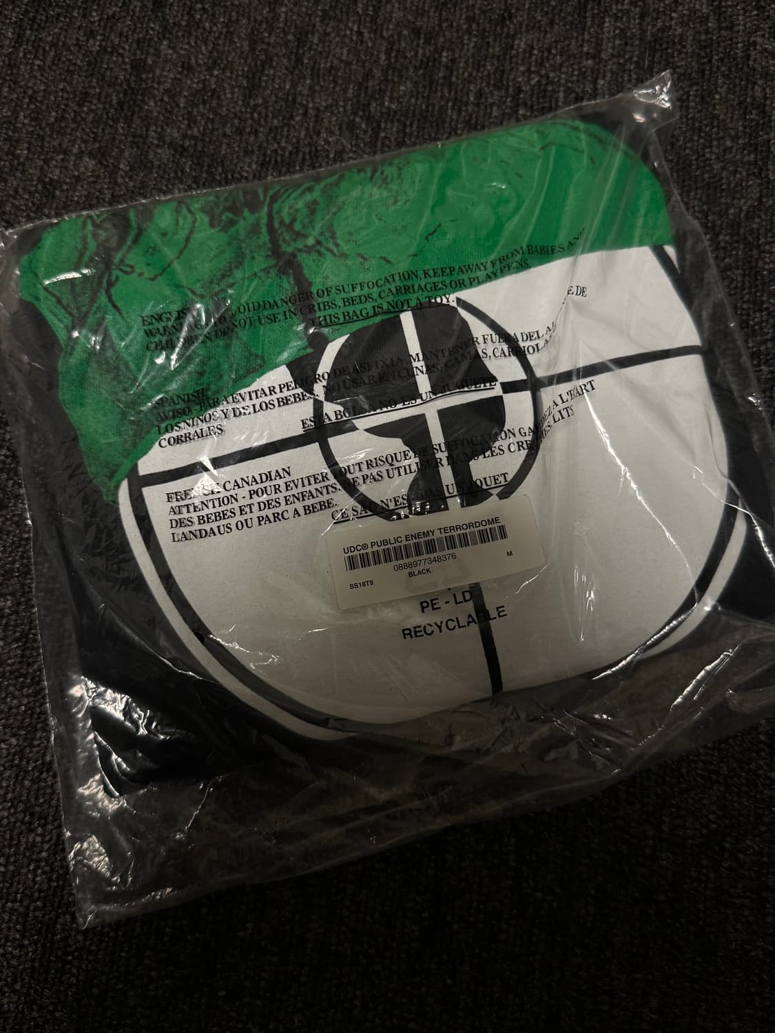 [M] 슈프림 언더커버 Public Enemy Terrordome 반팔티 상품이미지1