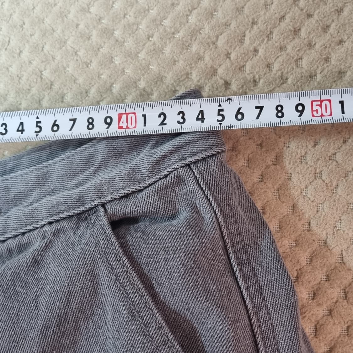 (34인치) 무신사 스탠다드 와이드 청바지 상품이미지6