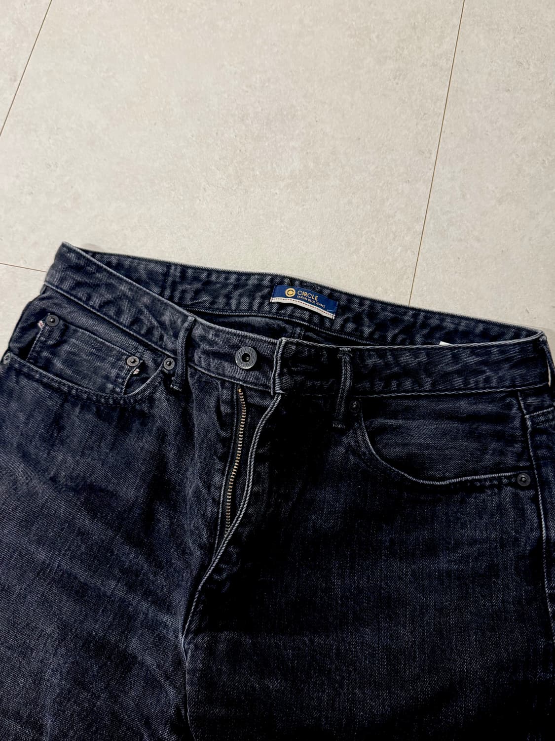 재팬블루 Japan Blue circle J416 블랙 셀비지 32 상품이미지3