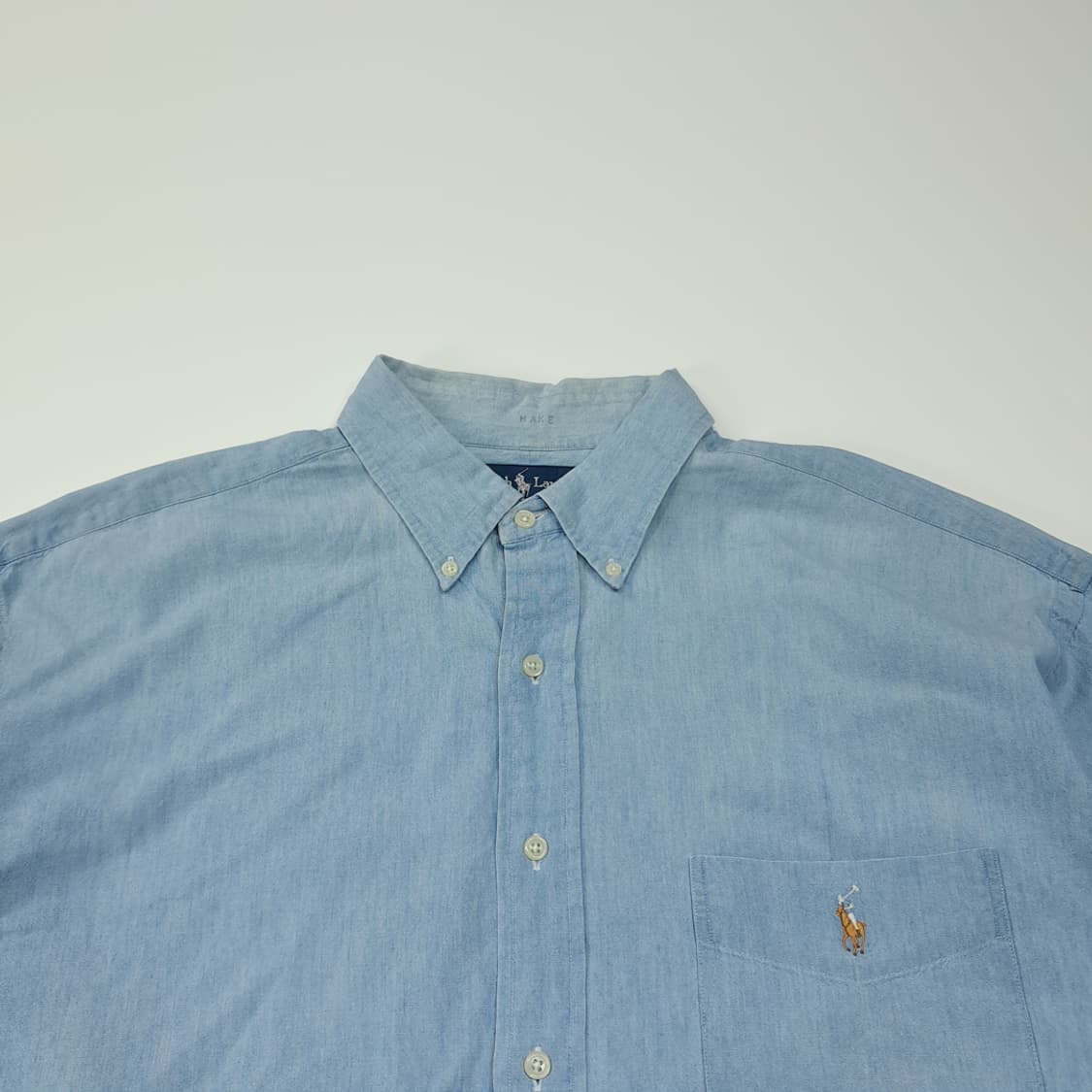 CL658 XL 폴로 90s 멀티포니 샴브레이 셔츠 남방 상품이미지2