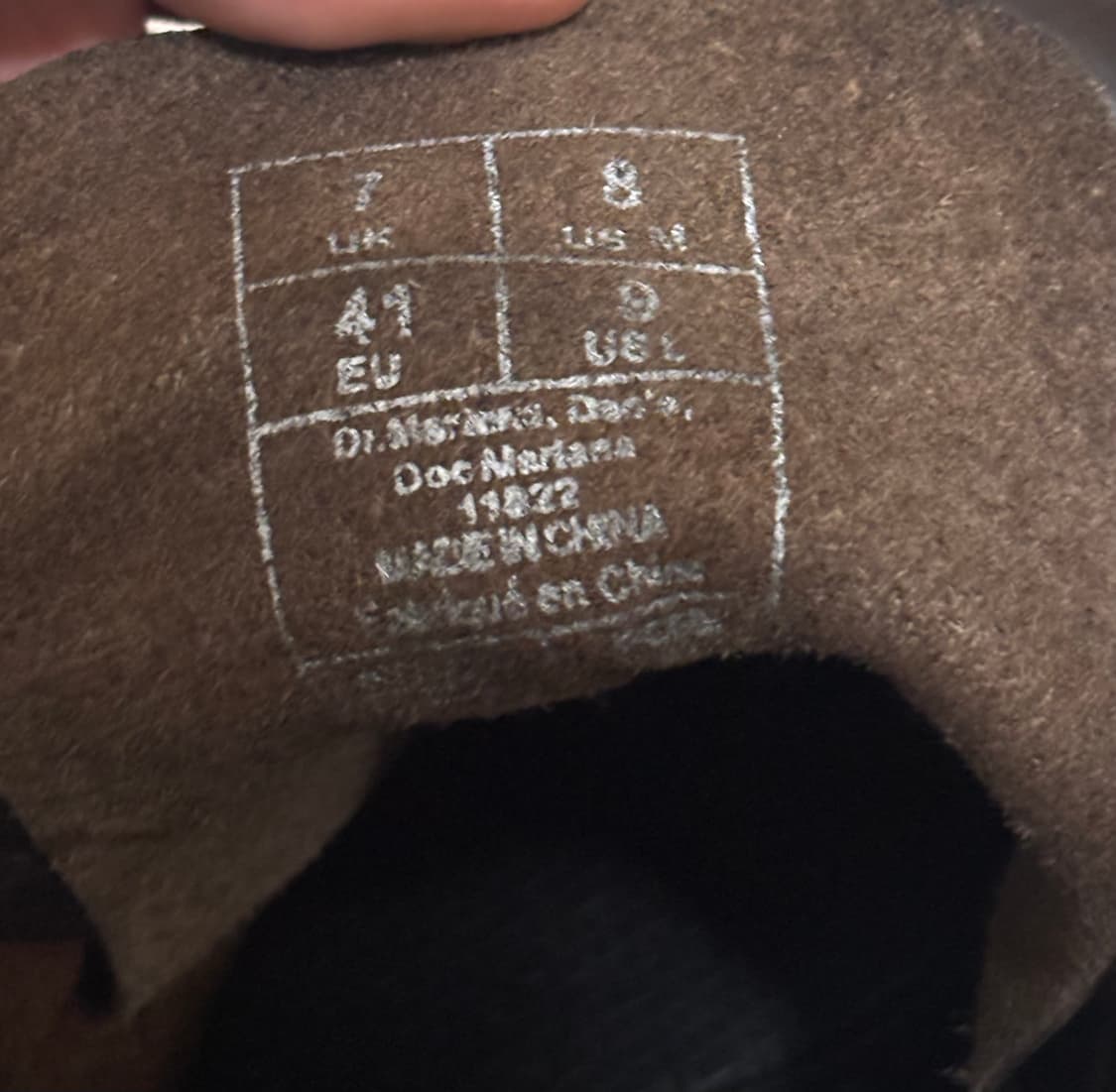 닥터마틴 워커 8홀 구두 브라운 260 상품이미지5