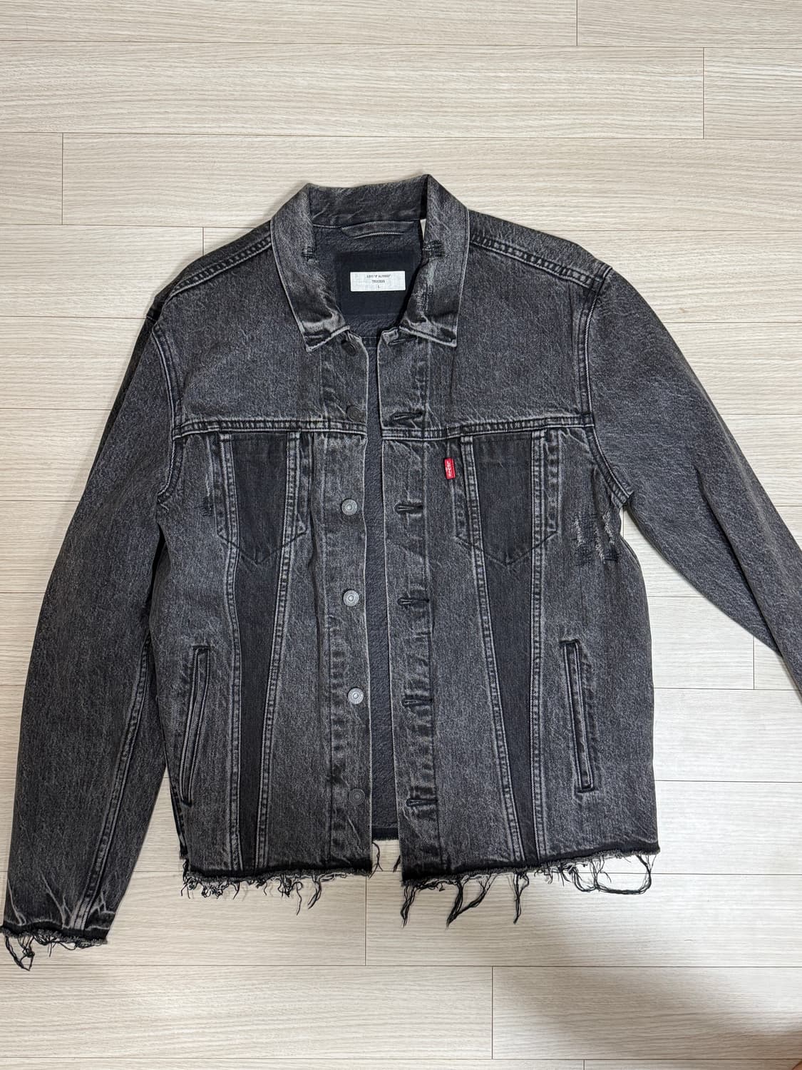 리바이스 알터드 트러커 송민호 흑청자켓 상품이미지1