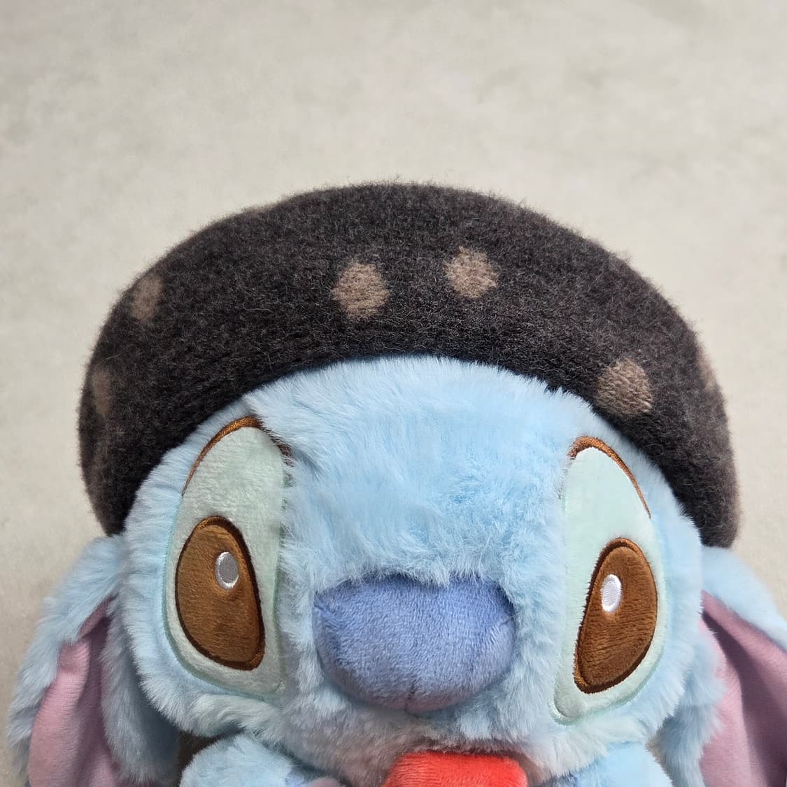 일본 빈티지 모리걸 도트 울 베레모 상품이미지3