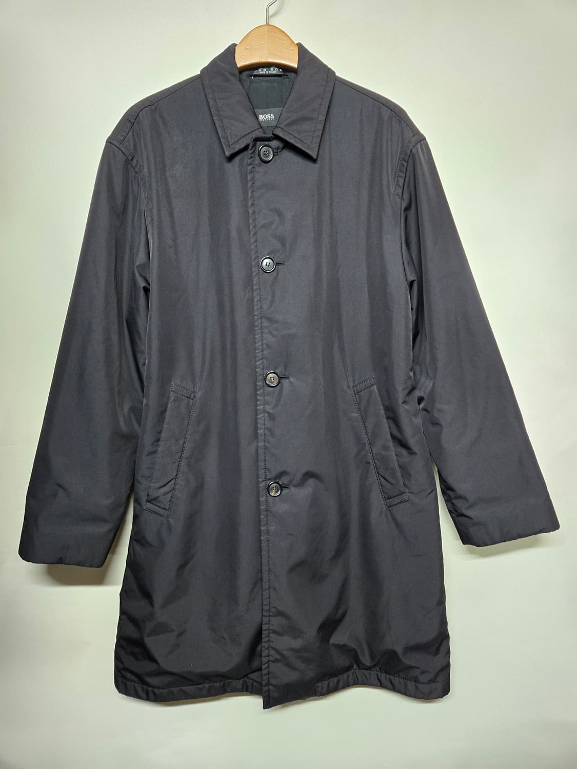 HUGO BOSS 남성 블랙 코트 38R 상품이미지1